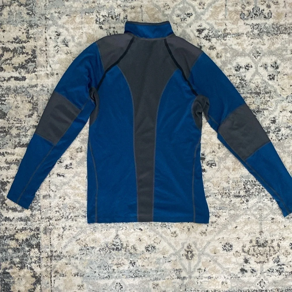 The North Face Blue Kilowatt 1/4 Zip Lightweight Long Sleeve Pullover Me…